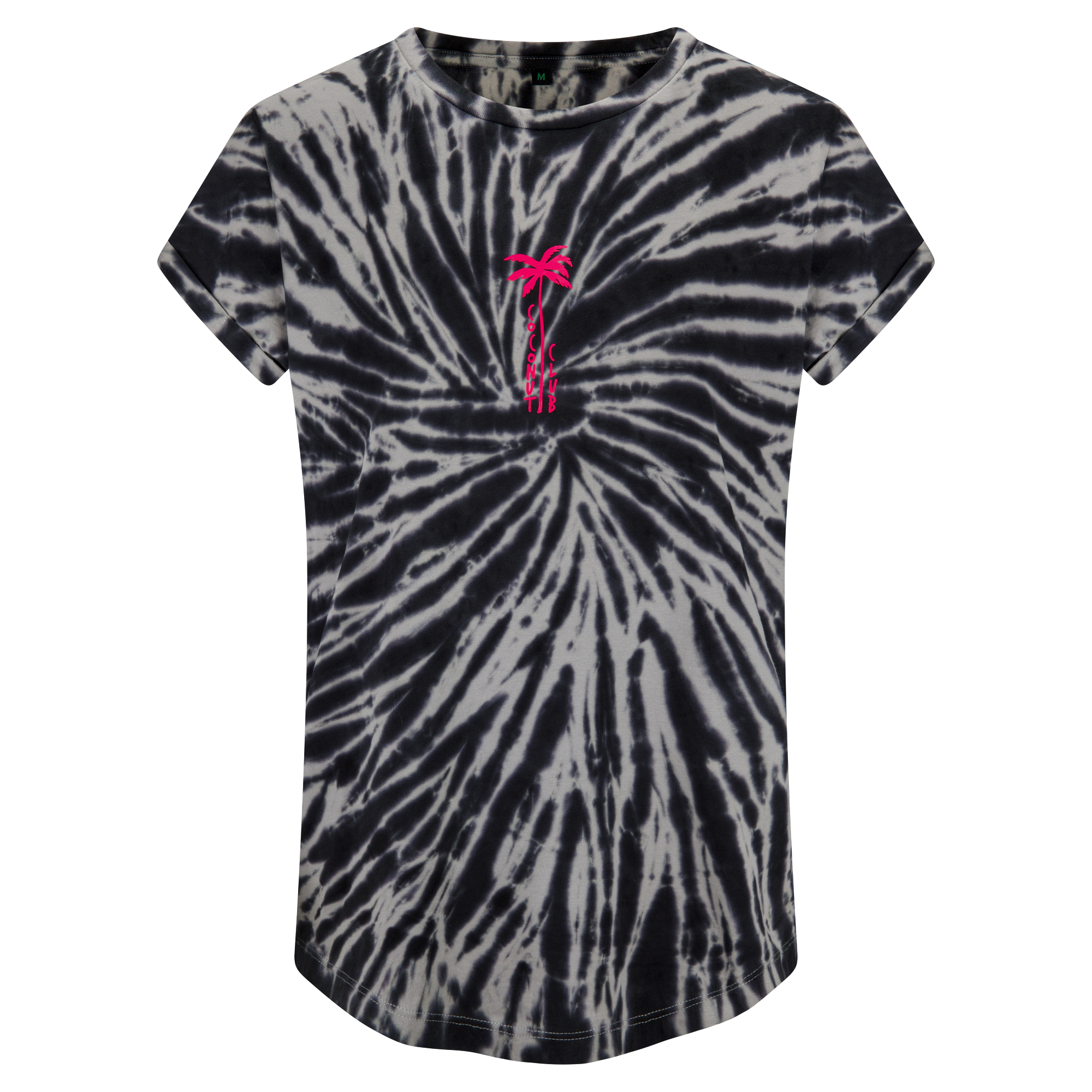 Coconut Club - Damenshirt schwarz neonpink